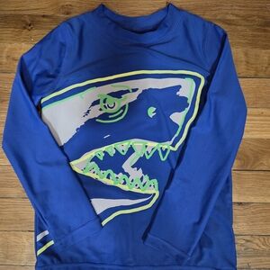 Carter's Blue Shark Long Sleeve Rashguard